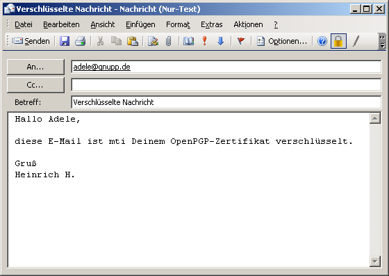 Gpg4win-Kompendium -- 12 E-Mails verschl252sseln
