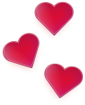 image with three hearts